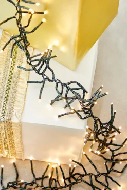 Decorator's Warehouse 25' Platinum Elite Cluster Lights - 760L Warm White (Green Cord) > White Christmas|Nutcracker