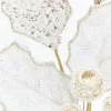 Decorator's Warehouse 27" Platinum Glitter Berry Leaf Spray > Christmas Sprays|Christmas Decor