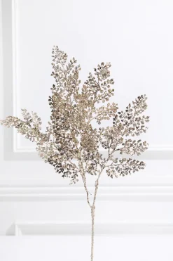 Decorator's Warehouse 31" Platinum Glitter Spray > Christmas Sprays|Christmas Decor