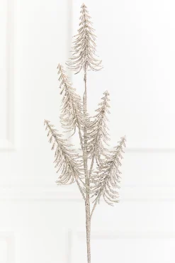 Decorator's Warehouse 29" Platinum Glitter Tree Spray > Christmas Sprays|Christmas Decor