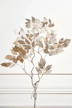 Decorator's Warehouse 35.5" Platinum Leaf Spray > Christmas Sprays|Christmas Decor
