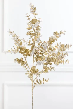 Decorator's Warehouse 26" Platinum Snowy Boxwood Spray > Christmas Sprays|Christmas Decor
