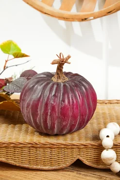 Decorator's Warehouse 6" Plum Harvest Vine Pumpkin > Fall Decor|Fall Decor