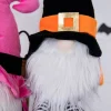 Decorator's Warehouse 22” Plush Witch Gnome - Orange/Black > Halloween|Halloween