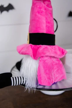 Decorator's Warehouse 22” Plush Witch Gnome - Pink > Halloween|Halloween