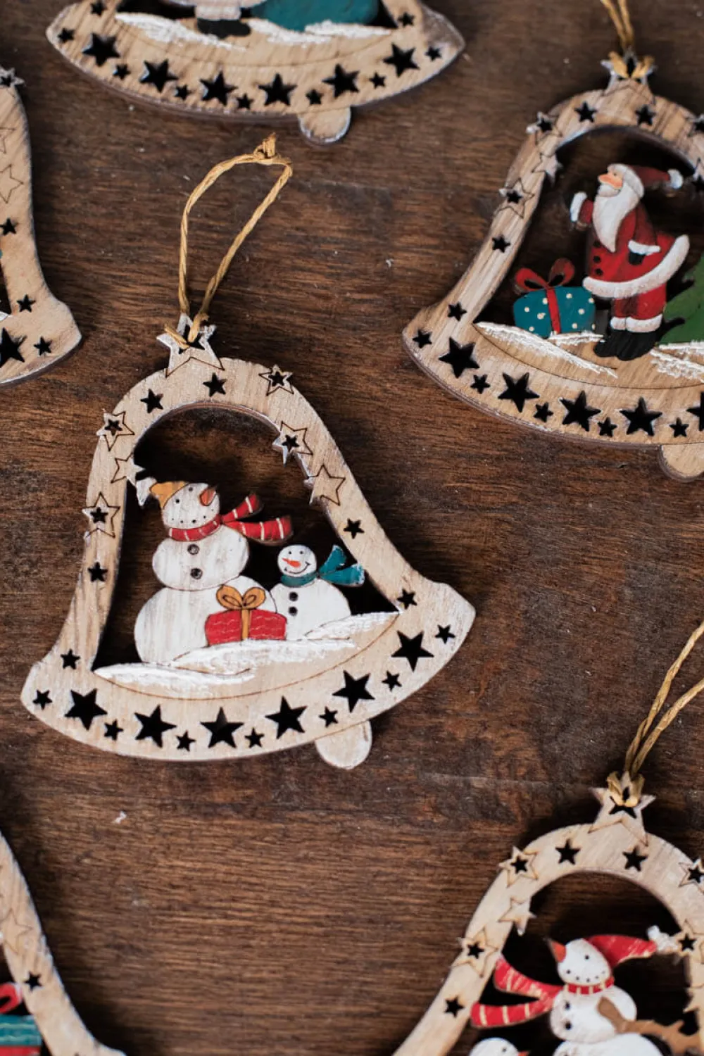 Decorator's Warehouse 4" Plywood Bell Ornament > Christmas Ornaments|Christmas Ornaments