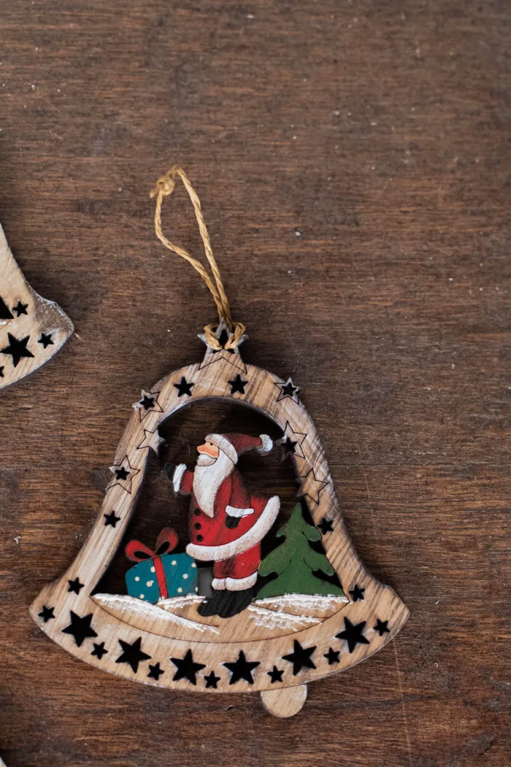 Decorator's Warehouse 4" Plywood Bell Ornament > Christmas Ornaments|Christmas Ornaments