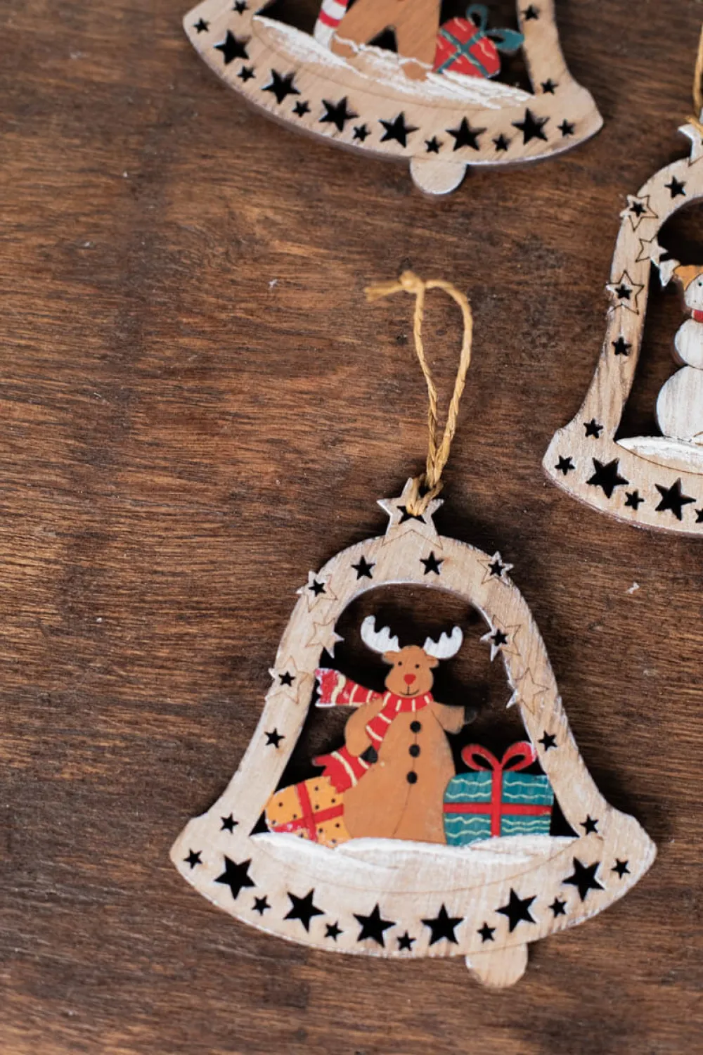 Decorator's Warehouse 4" Plywood Bell Ornament > Christmas Ornaments|Christmas Ornaments