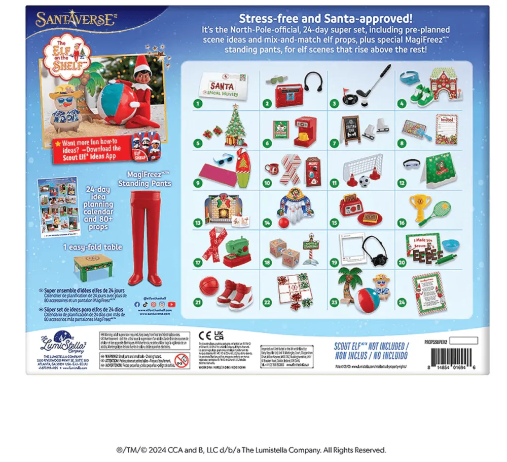 Decorator's Warehouse Polar Props™ Elf Ideas Super Set > Elf On The Shelf|Christmas Decor