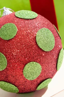 Decorator's Warehouse 5" Polka Dot Ball Ornament > Christmas Ornaments|Storyville