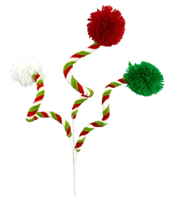 Decorator's Warehouse 31” Pom Pom Spray > Storyville|Christmas Sprays