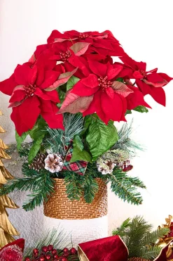 Decorator's Warehouse 24" Potted Poinsettia > Christmas Sale|Christmas Decor