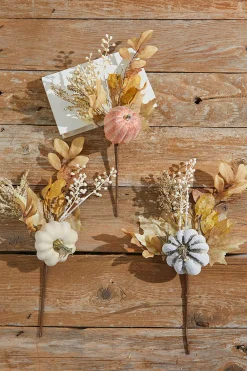 Decorator's Warehouse 16” Pumpkin & Berries Pick > Fall Decor|Fall Decor