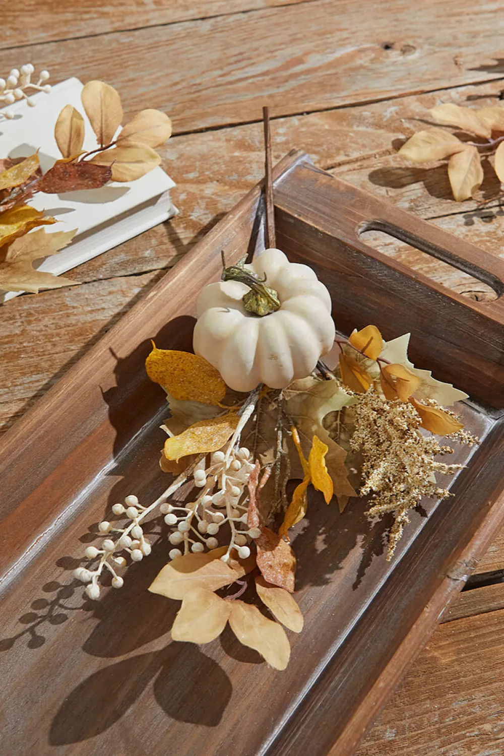 Decorator's Warehouse 16” Pumpkin & Berries Pick > Fall Decor|Fall Decor