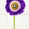 Decorator's Warehouse 21" Purple Eye Ball Flower Stem > Halloween|Halloween
