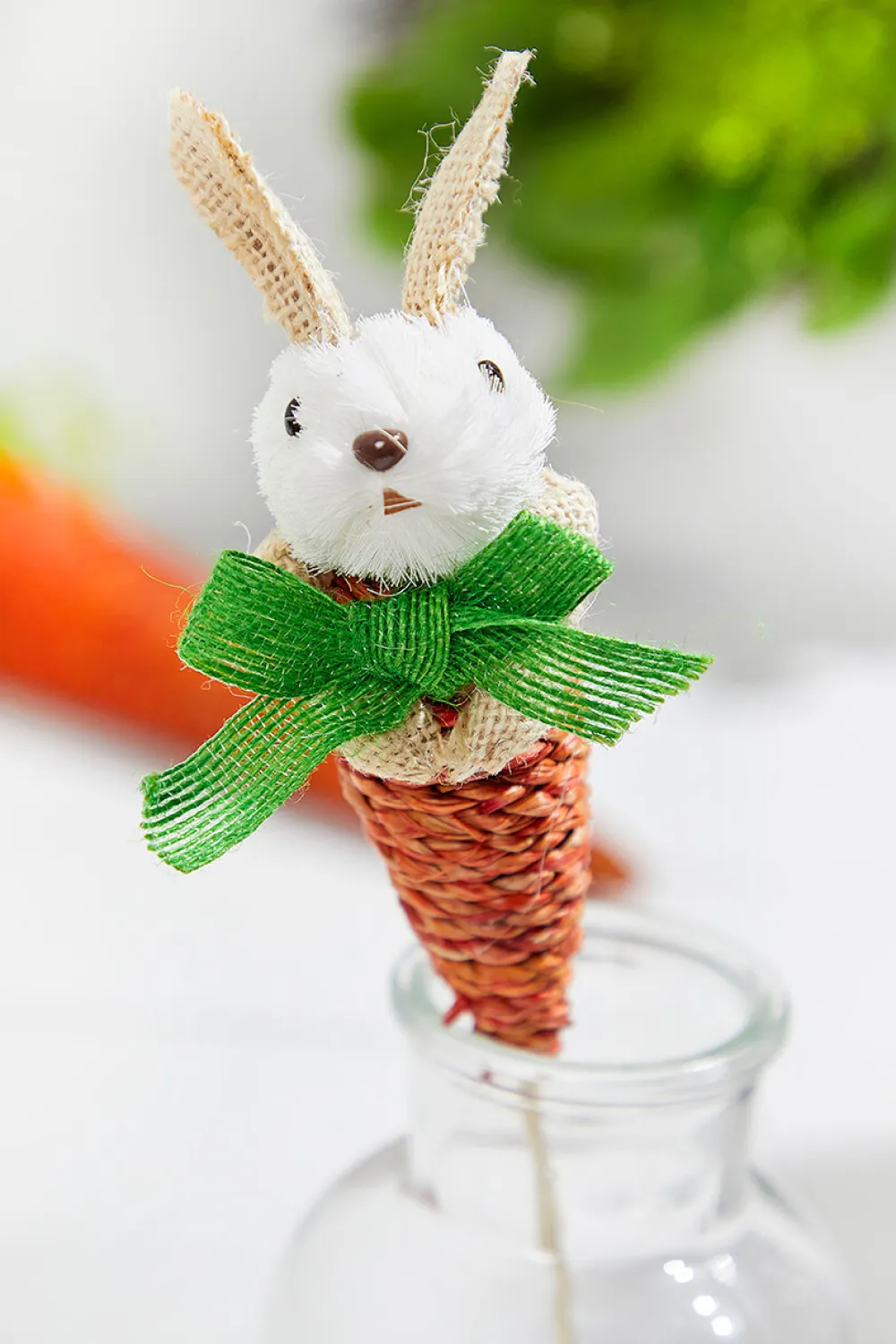 Decorator's Warehouse 13.75" Rabbit Carrot Spray > Easter Decor|Easter Decor