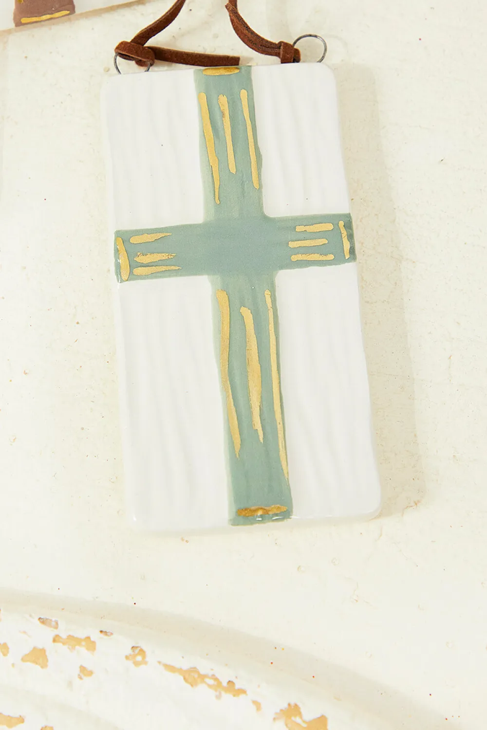 Decorator's Warehouse Raised Cross Ornament > Christmas Decor|Nativity Ornaments
