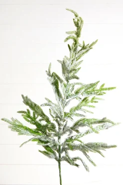 Decorator's Warehouse 38” Real Touch Flocked Norfolk Spray > Natural Greenery|Christmas Sprays