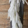 Decorator's Warehouse 120” Real Touch Flocked White Norfolk Pine Garland > Flocked White Collection|Natural Greenery
