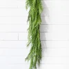 Decorator's Warehouse 48" Real Touch Lebanon Cedar Dripping Garland > Believe|Natural Greenery