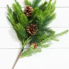 Decorator's Warehouse 24” Real Touch Norfolk Spruce Juniper Spray > Cardinal|Natural Greenery