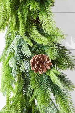 Decorator's Warehouse 72” Real Touch Norfolk Spruce/Juniper Garland > Real Touch Garlands|Cardinal