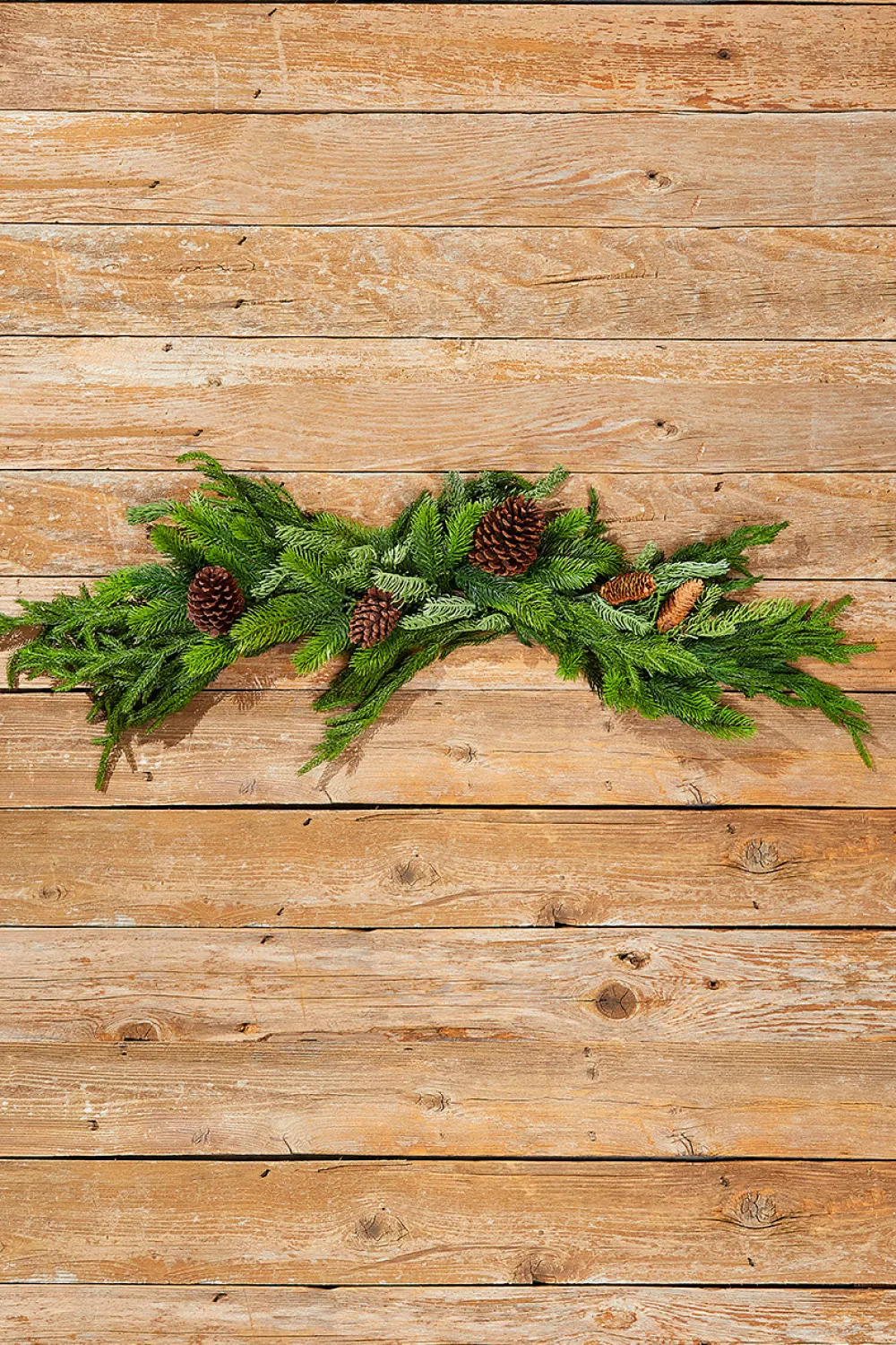 Decorator's Warehouse 42” Real Touch Norfolk / Spruce / Juniper Swag > Cardinal|Natural Greenery