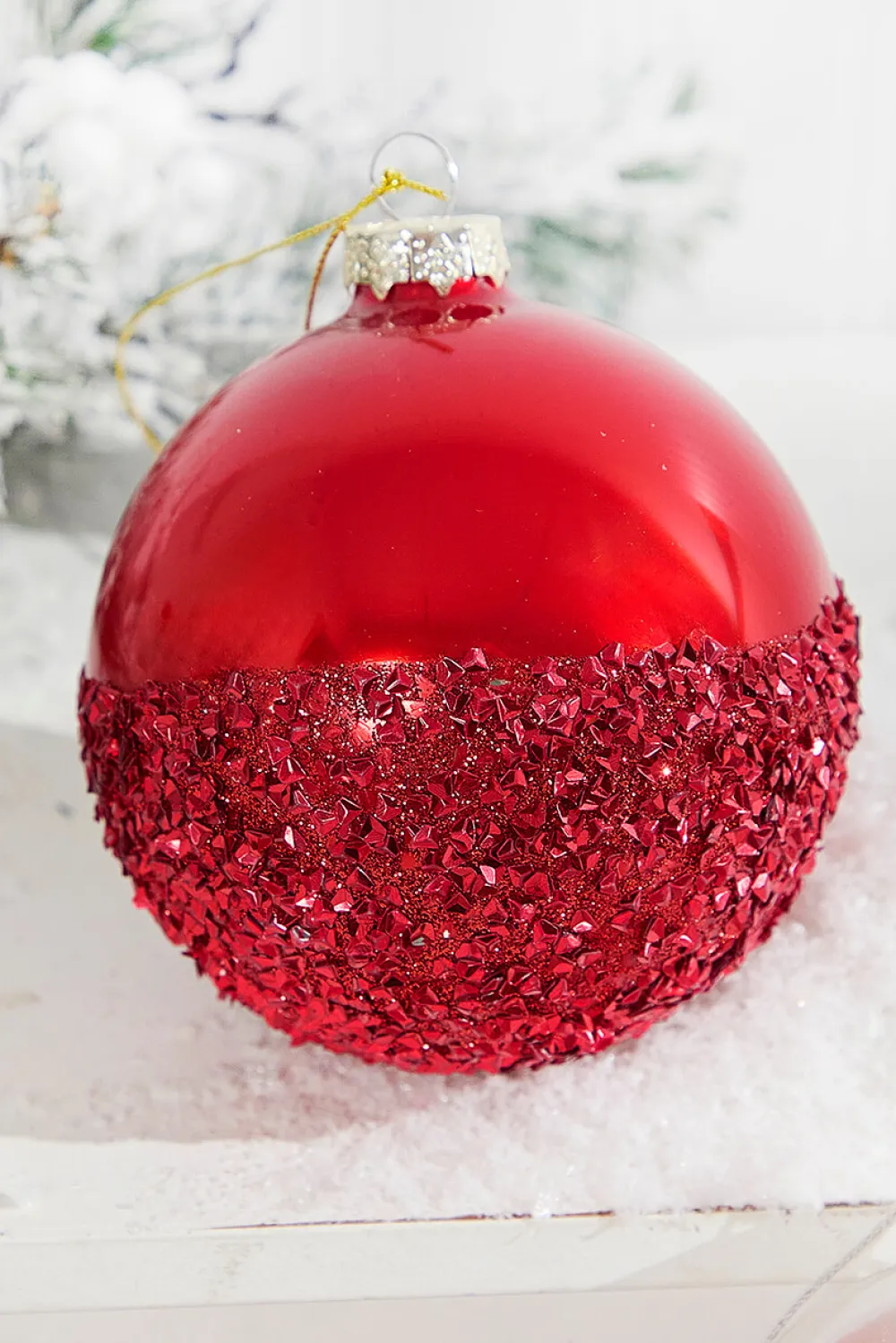 Decorator's Warehouse and Glass Ornaments with Glitter > Christmas Decor|Valentine'S Decor