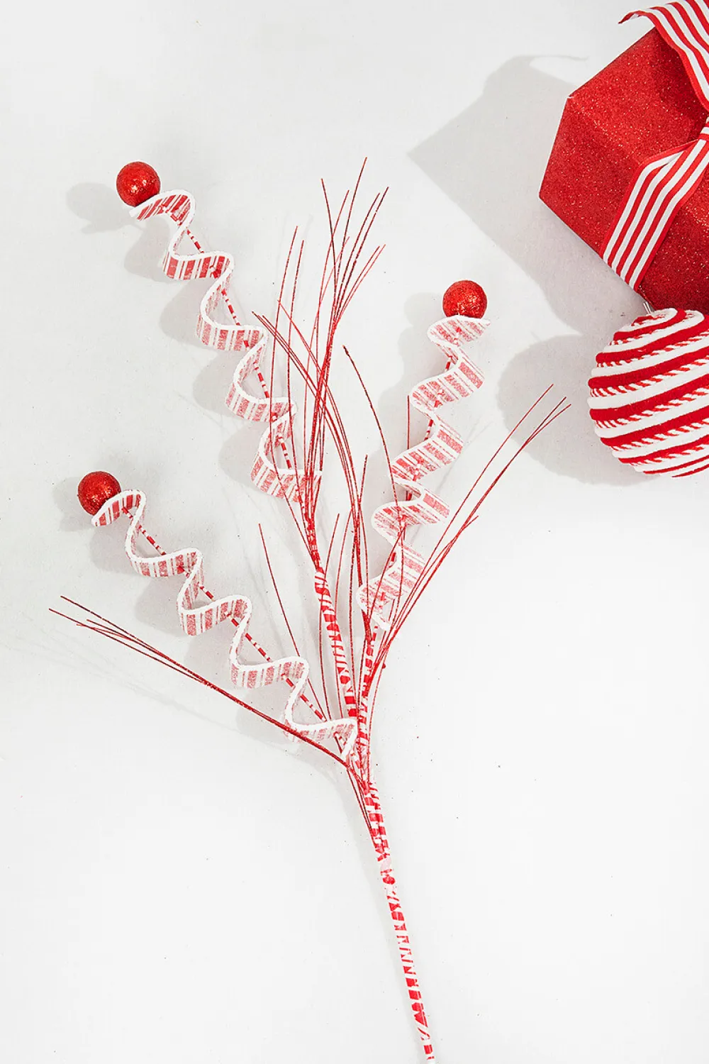 Decorator's Warehouse 31" Red and White Peppermint Spray > Christmas Decor|Christmas Sprays