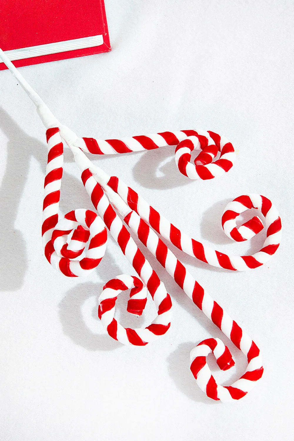 Decorator's Warehouse 24" Red and White Peppermint Swirl Spray > Best Sellers|Christmas Decor