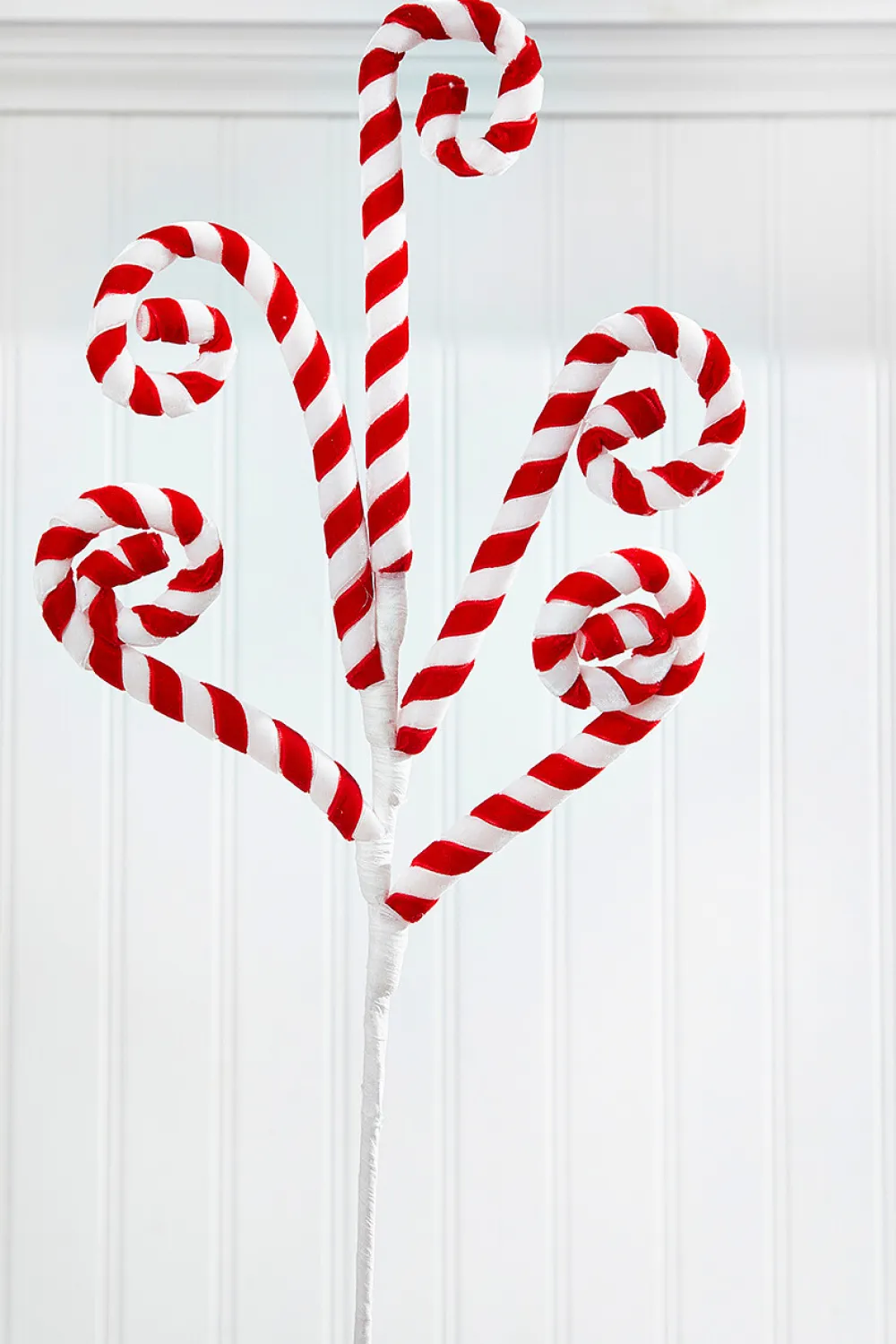 Decorator's Warehouse 24" Red and White Peppermint Swirl Spray > Best Sellers|Christmas Decor