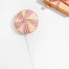 Decorator's Warehouse 23” Red and White Waffle Peppermint Spray > Gingerbread|Christmas Decor