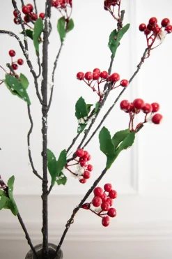 Decorator's Warehouse 46” Red Berry Branch with Leaves > Cardinal|Kristin'S Picks