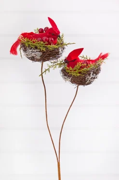 Decorator's Warehouse 22" Red Bird Spray > Cardinal|2026 New Additions