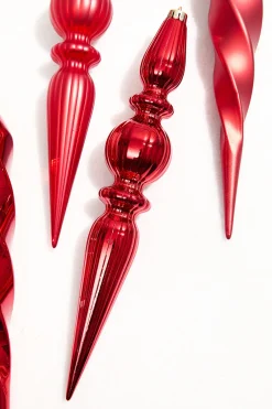 Decorator's Warehouse 12" Red Finial Boxed - Set of 4 > Cardinal|Nutcracker