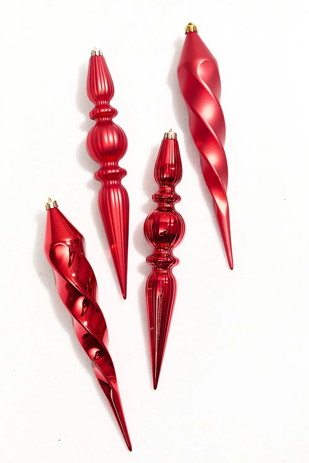 Decorator's Warehouse 12" Red Finial Boxed - Set of 4 > Cardinal|Nutcracker