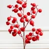 Decorator's Warehouse 29” Red Flocked Berry Spray > Cardinal|Nutcracker