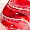 Decorator's Warehouse 4" Red Glass Swirl Onion Ornament > Christmas Decor|Christmas Ornaments