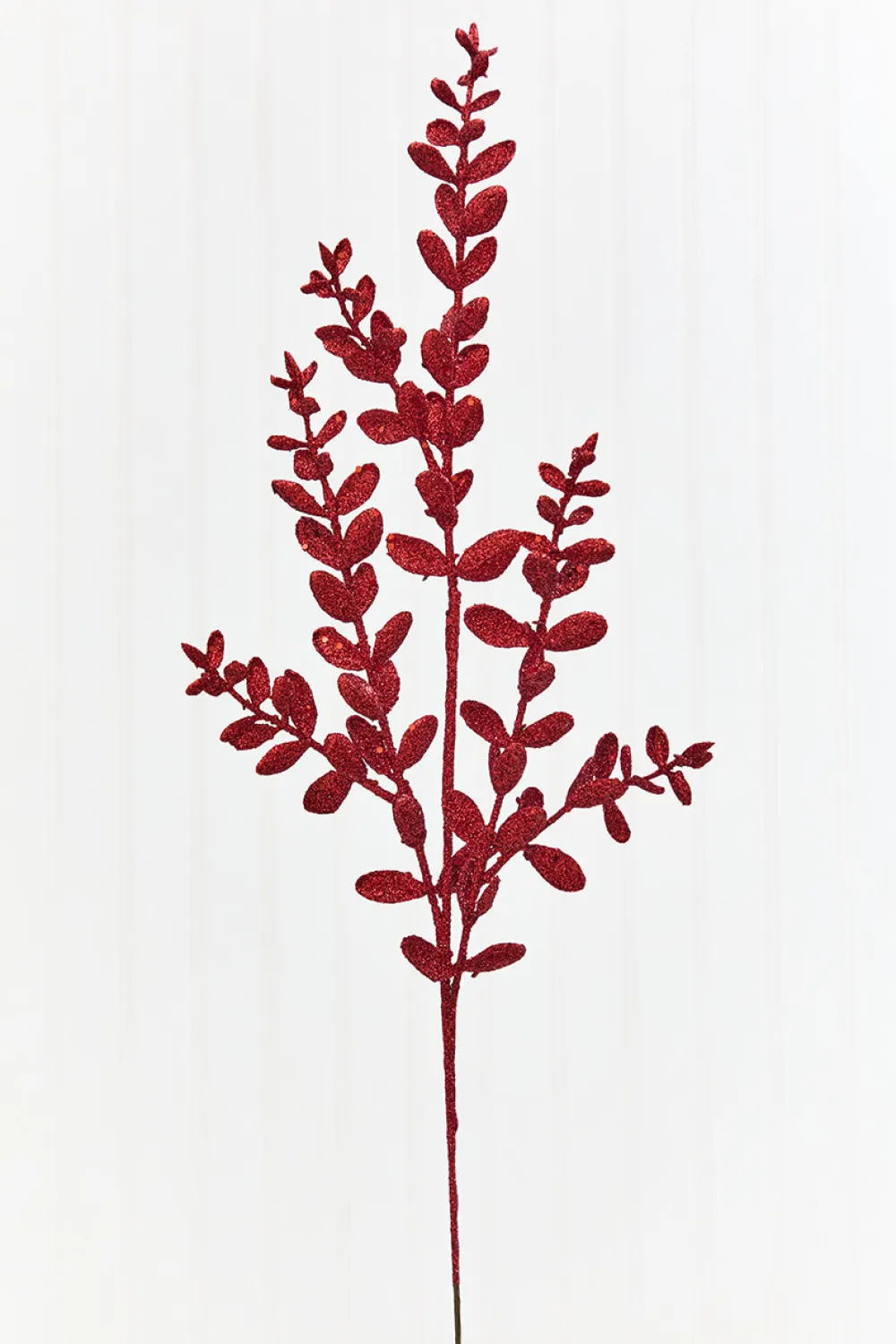 Decorator's Warehouse 30" Red Glitter Eucalyptus Spray > Christmas Sprays|Christmas Decor