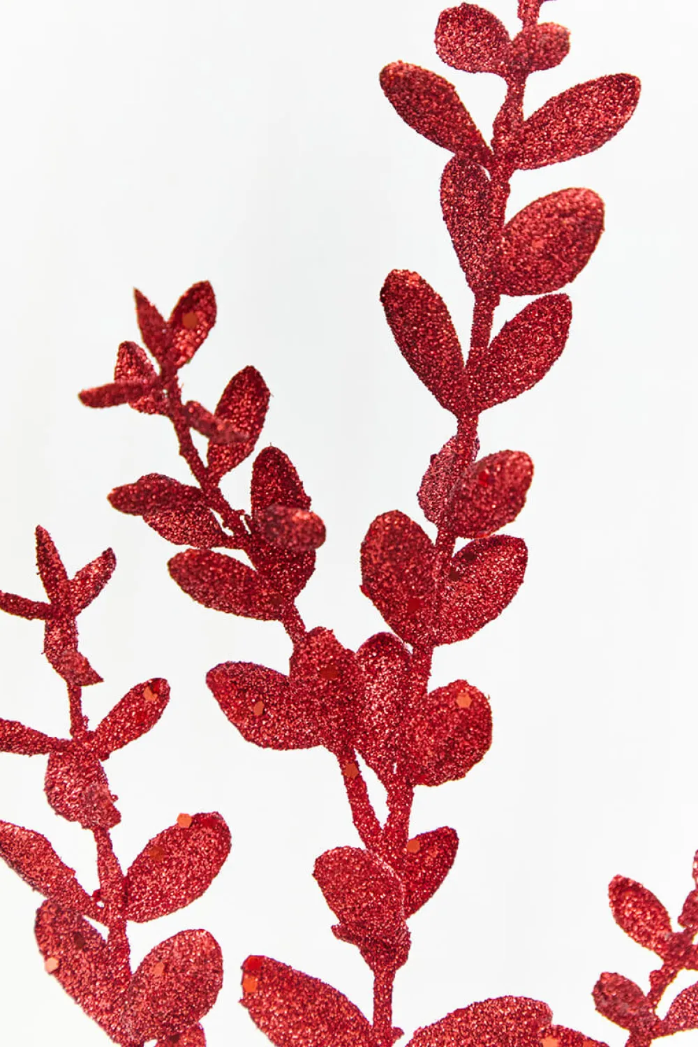 Decorator's Warehouse 30" Red Glitter Eucalyptus Spray > Christmas Sprays|Christmas Decor