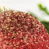 Decorator's Warehouse 6" Red Glitter Hanger Ball Ornament > Christmas Ornaments|Nutcracker