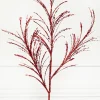 Decorator's Warehouse 34" Red Glitter Pampas Grass Spray > Christmas Sale|Christmas Sprays