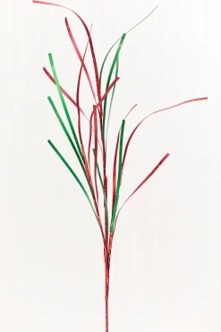Decorator's Warehouse 34" Red & Green Foil Grass Spray > Christmas Sale|Christmas Sprays