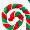 Decorator's Warehouse 28" Red, Green & Gold Stripe Curly Spray > Nutcracker|2026 New Additions