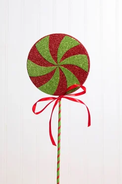 Decorator's Warehouse 17" Red/Green Lollipop Pick > Storyville|Christmas Sprays