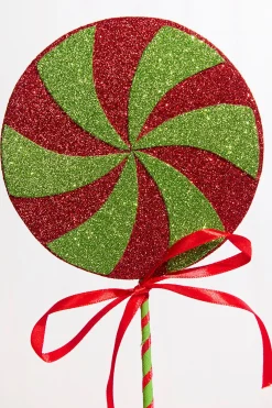 Decorator's Warehouse 17" Red/Green Lollipop Pick > Storyville|Christmas Sprays