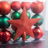 Decorator's Warehouse Red & Green Shatterproof Ornament & Star Set - 15 Ct > Sale|Christmas Sale