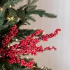 Decorator's Warehouse 24” Red Iced Water Resistant Mini Berry Spray > Christmas Sprays|Christmas Decor
