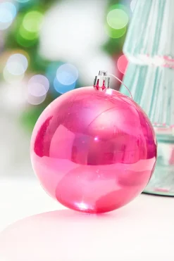 Decorator's Warehouse 4" Red Iridescent Ball Ornament > Retro Brites|Christmas Decor