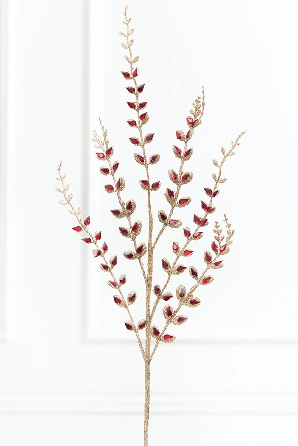 Decorator's Warehouse 30" Red Jeweled Glitter Spray > Christmas Sprays|Christmas Decor